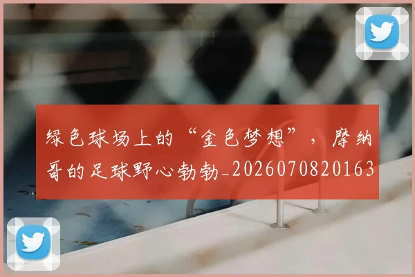 绿色球场上的“金色梦想”，摩纳哥的足球野心勃勃_20260708201639